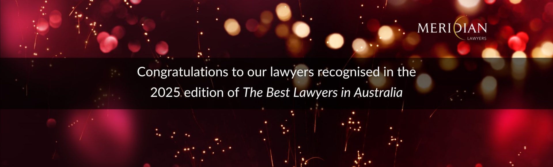 Meridian Lawyers recognised in the Best Lawyers 2025 edition